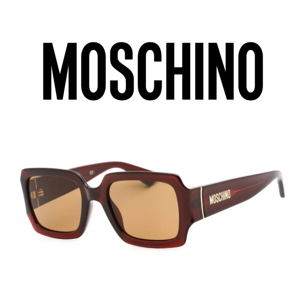 MOSCHINO- MOS063/S Sunglasses Red / Brown